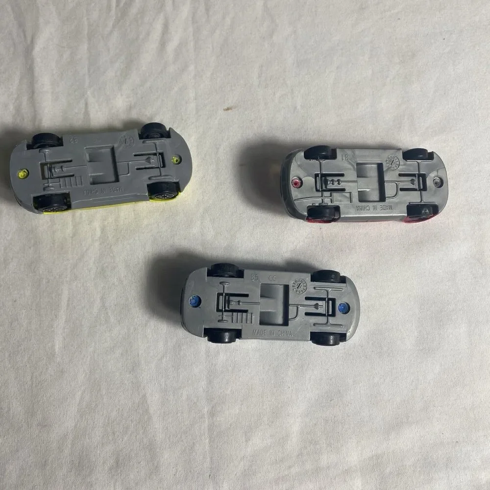Set Of 3 Unbranded Diecast Cars Made In China